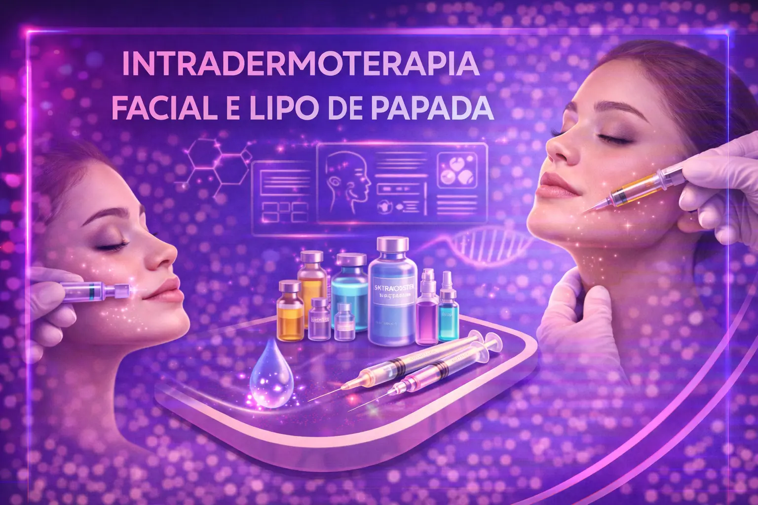 Curso de Intradermoterapia Facial e Lipo de Papada